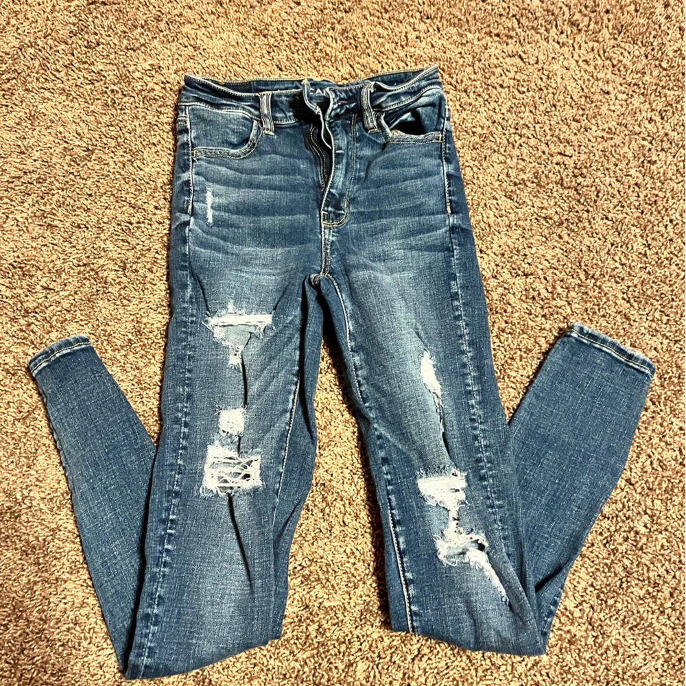 Blue American eagle jeans